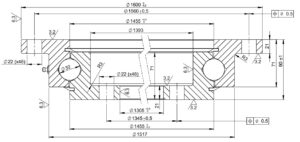 Rysunek techniczny łożyska SD.1600.32.00.C